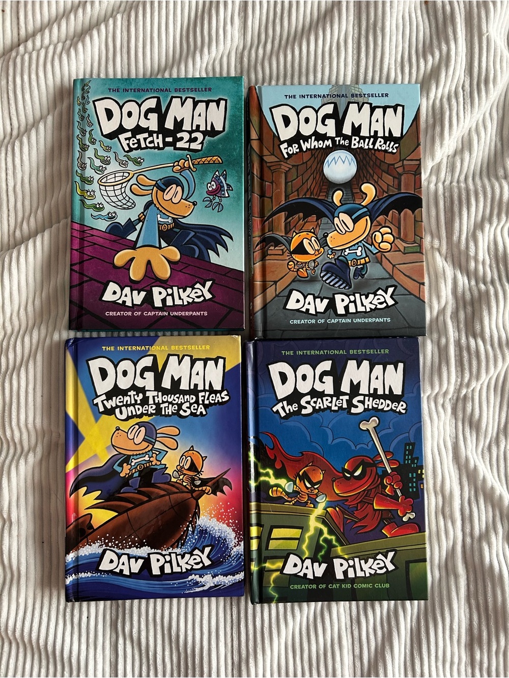 Dog Man 4-Book Set by – Hardcover Dav Pilkey